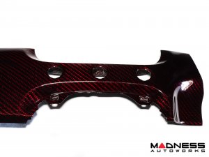 FIAT 500 Custom Dashboard - Carbon Fiber - Red Candy - RHD